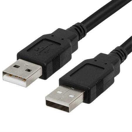 CMPLE USB 2.0 A Male To A Male High-Speed 480 Mbps Cable - 6 ft. - Black 578-N